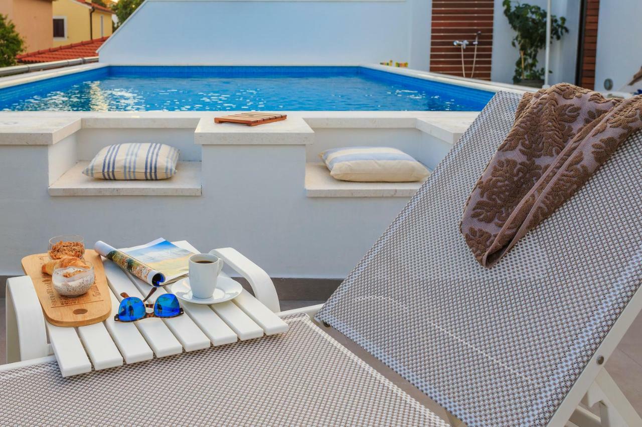 Holiday Home Lola, Sea On A Palm! Heated Pool Trogir Exterior photo
