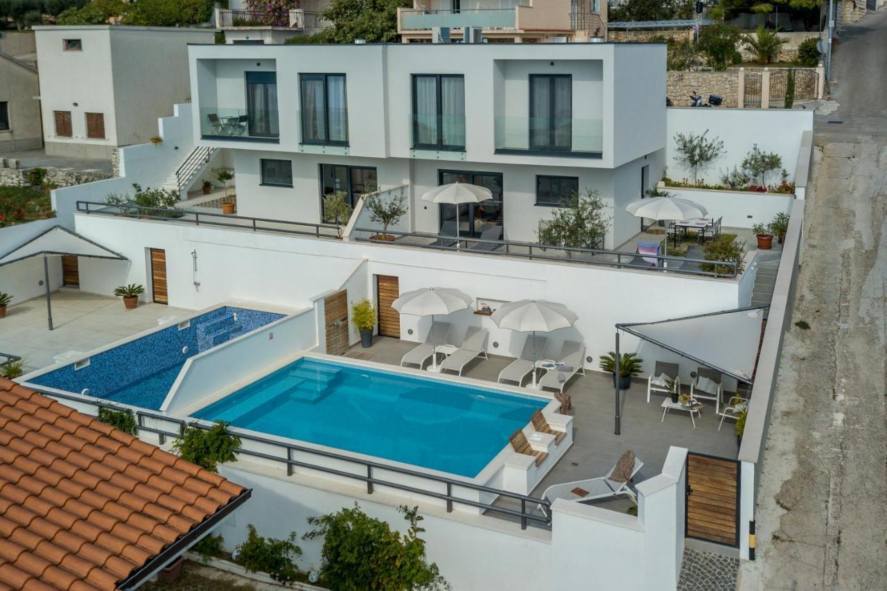 Holiday Home Lola, Sea On A Palm! Heated Pool Trogir Exterior photo